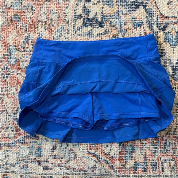 Lululemon Pace Rival Skirt (Regular) 4-Way Stretch 13” in Wild Bluebell SZ 6 EUC - Picture 4 of 6